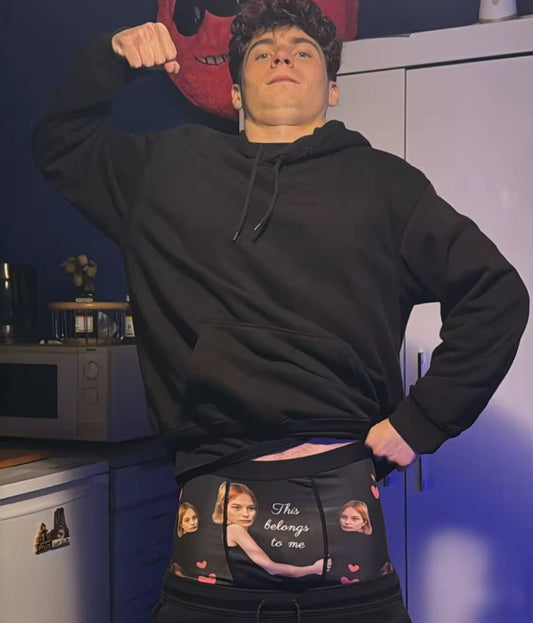 HugMe Boxers™ – Custom Couple Gift with Your Face